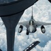 177th Fighter Wing F-16C Fighting Falcon Pulls up to refuel off of a 914th ARW KC-135 Stratotanker