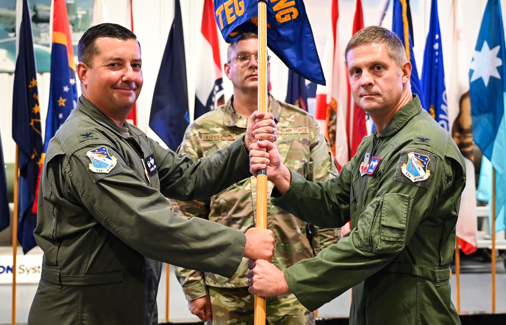 753rd Test and Evaluation Group change of command ceremony