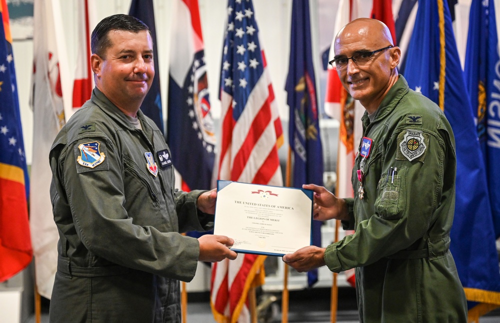 753rd Test and Evaluation Group change of command ceremony