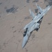 U.S. KC-135s refuel Qatari F-15s during exercise Sky Shield 9