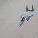 U.S. KC-135s refuel Qatari F-15s during exercise Sky Shield 9