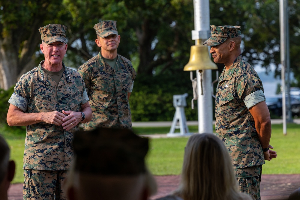 Lt. Gen. Calvert L. Worth Promotion Ceremony