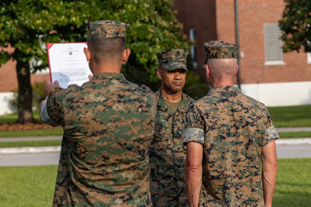Lt. Gen. Calvert L. Worth Promotion Ceremony