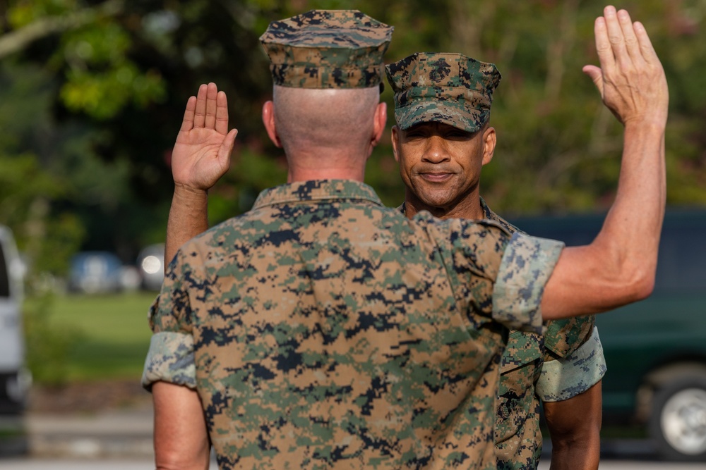 Lt. Gen. Calvert L. Worth Promotion Ceremony