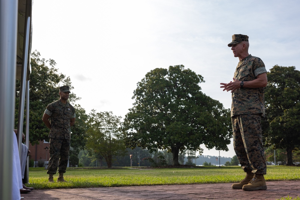 Lt. Gen. Calvert L. Worth Promotion Ceremony