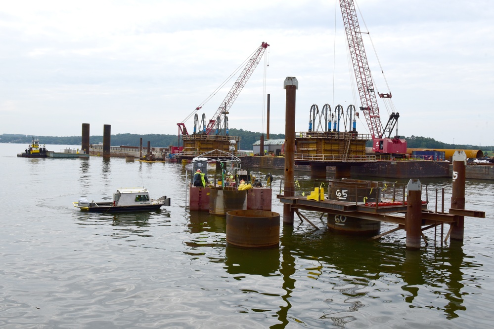 Chickamauga Lock Replacement Project construction progresses