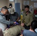 Emergency personnel test their rapid response