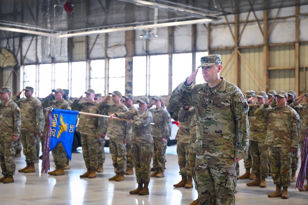 20th Mission Support Group change of command