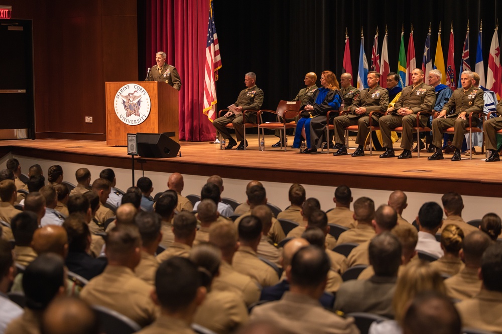 2024-2025 Academic Year Convocation Ceremony Hosted by the Marine Corps University