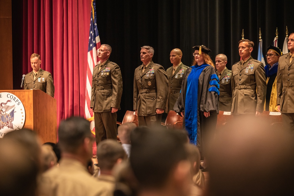 2024-2025 Academic Year Convocation Ceremony Hosted by the Marine Corps University