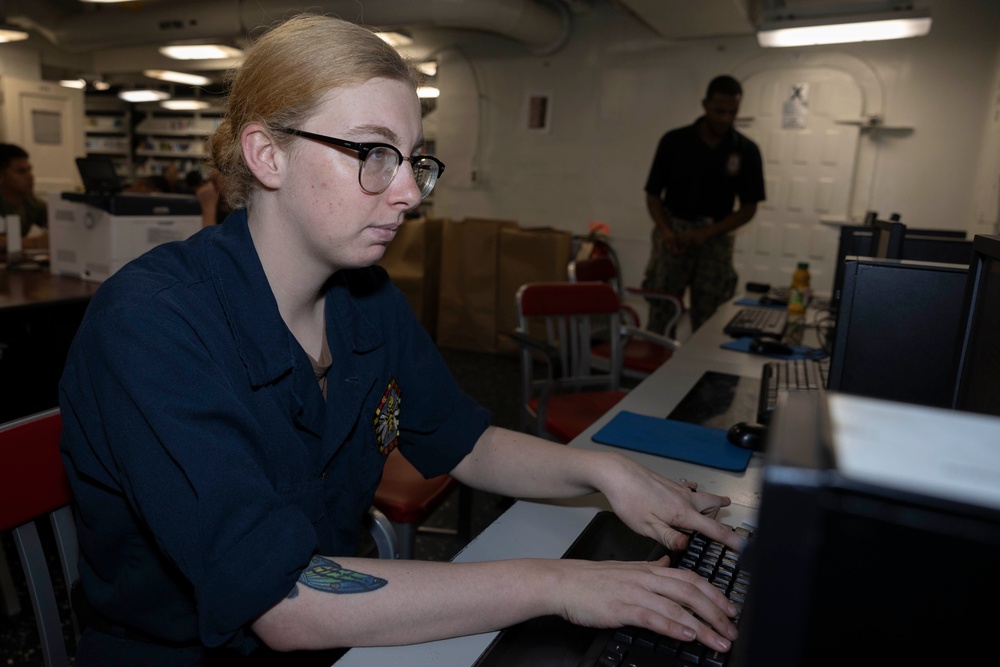 Wasp Sailors Busy at Sea