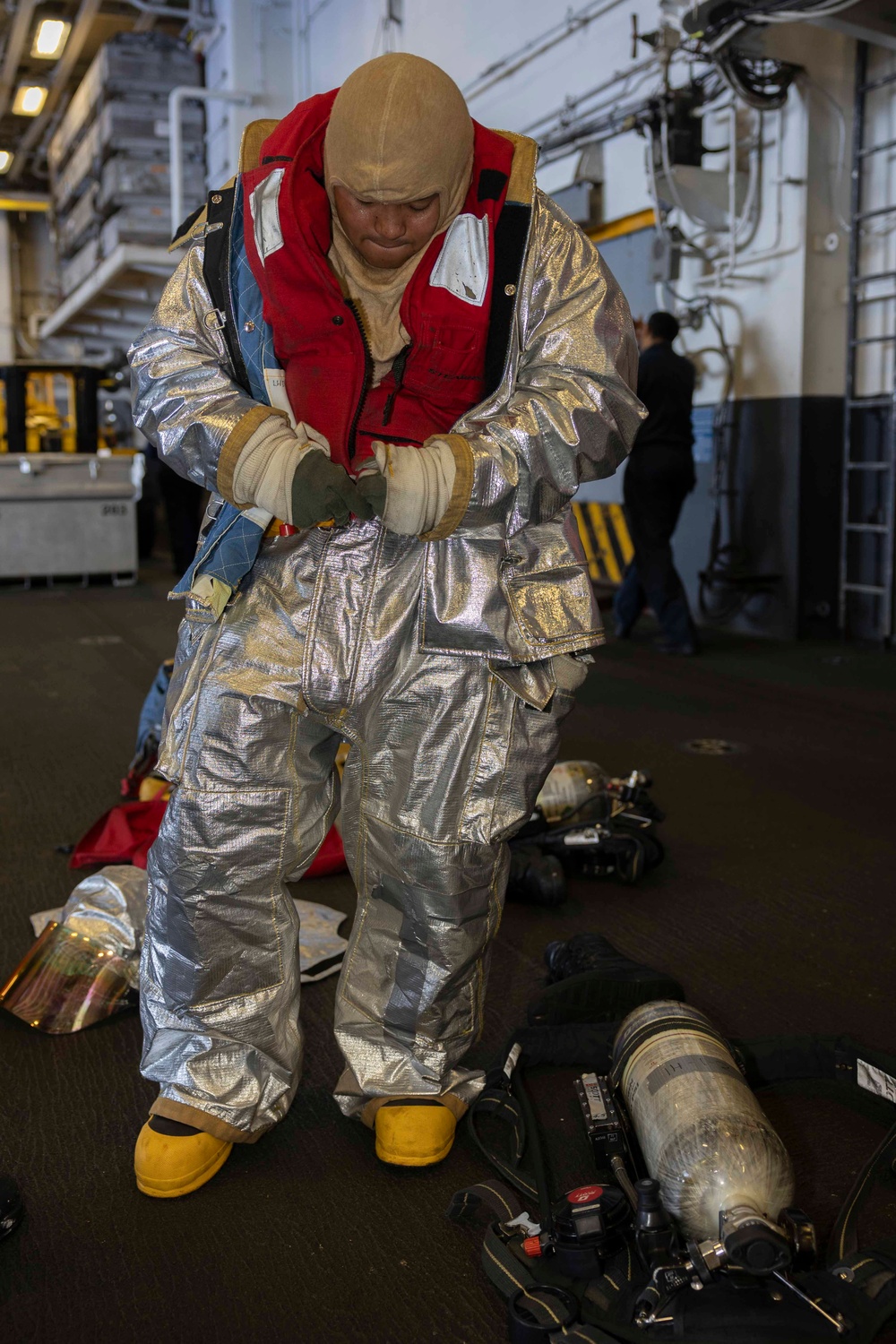 Wasp Sailors Busy at Sea