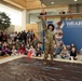 Children problem solve during WRAIR’s egg drop competition