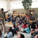 Children problem solve during WRAIR’s egg drop competition