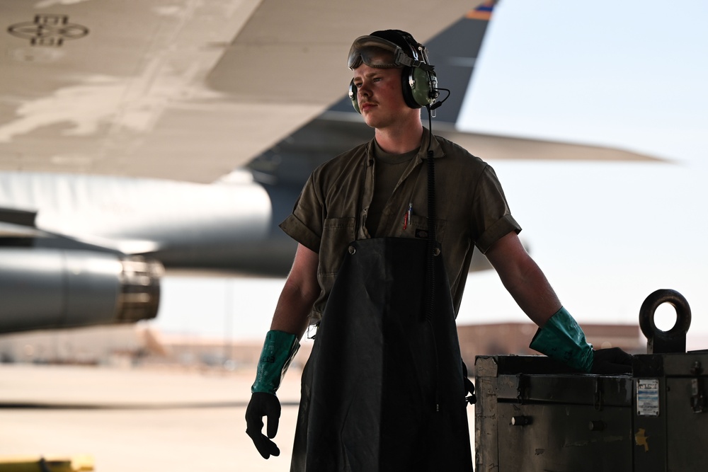 Ellsworth Airmen Prepare B-1s for Takeoff During RF 24-3