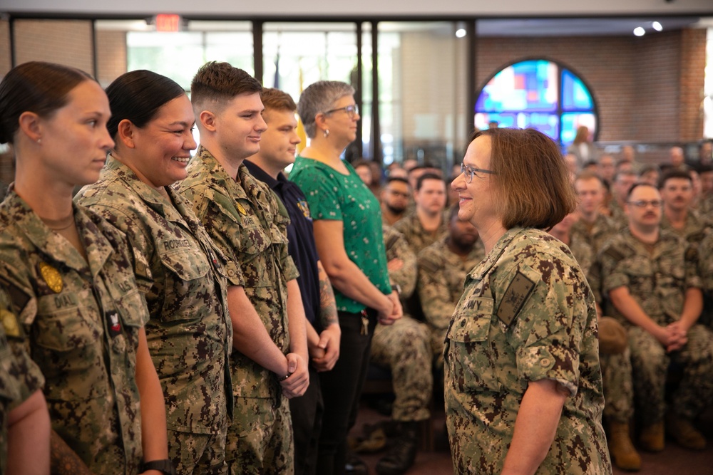 CNO Visits Submarine Group 10 in Kings Bay, Ga.