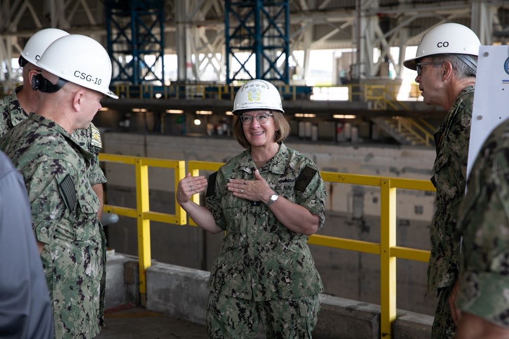 CNO Visits Submarine Group 10 in Kings Bay, Ga.