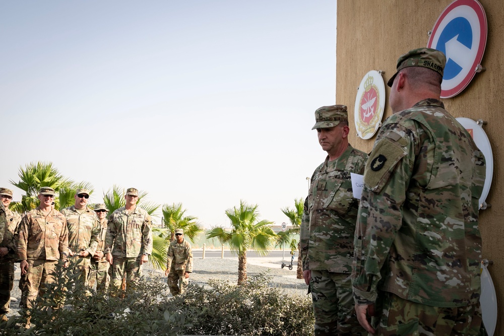 Brixius promoted to highest warrant officer rank