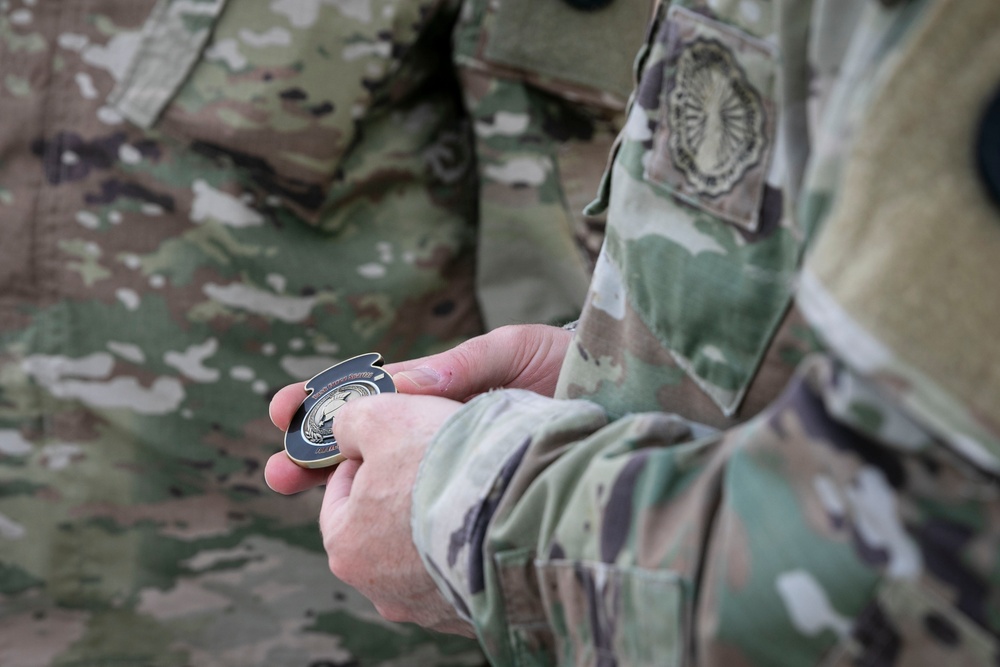 Brixius promoted to highest warrant officer rank