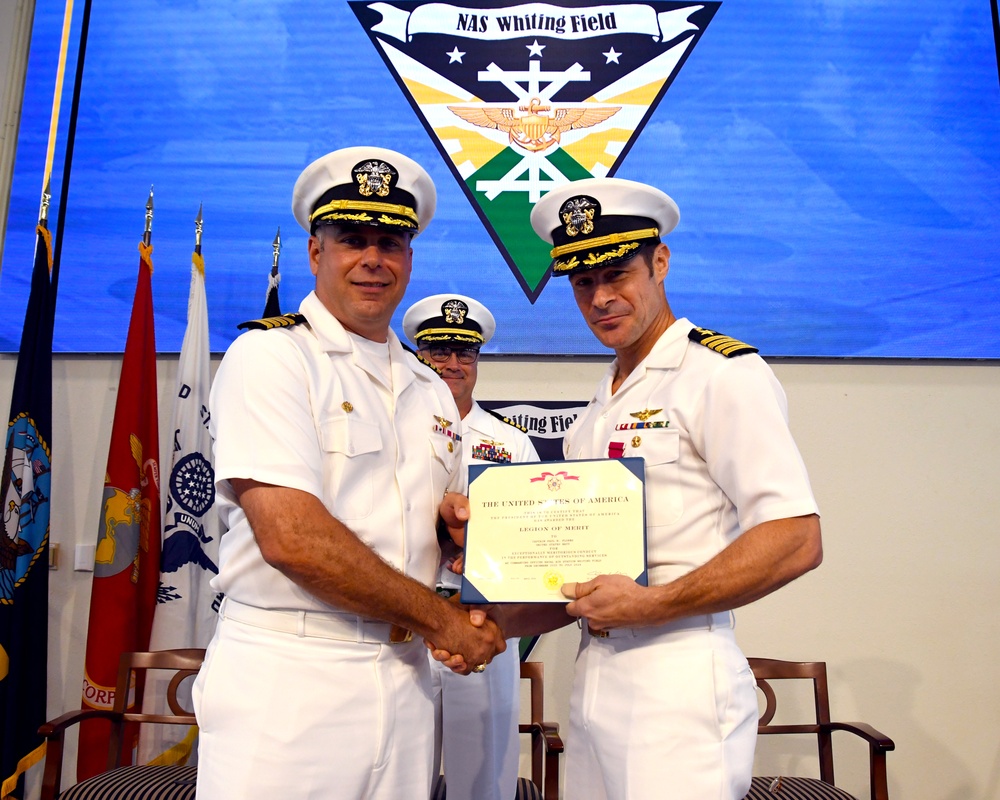 Capt. Ted Elkins Assumes Command of NAS Whiting Field