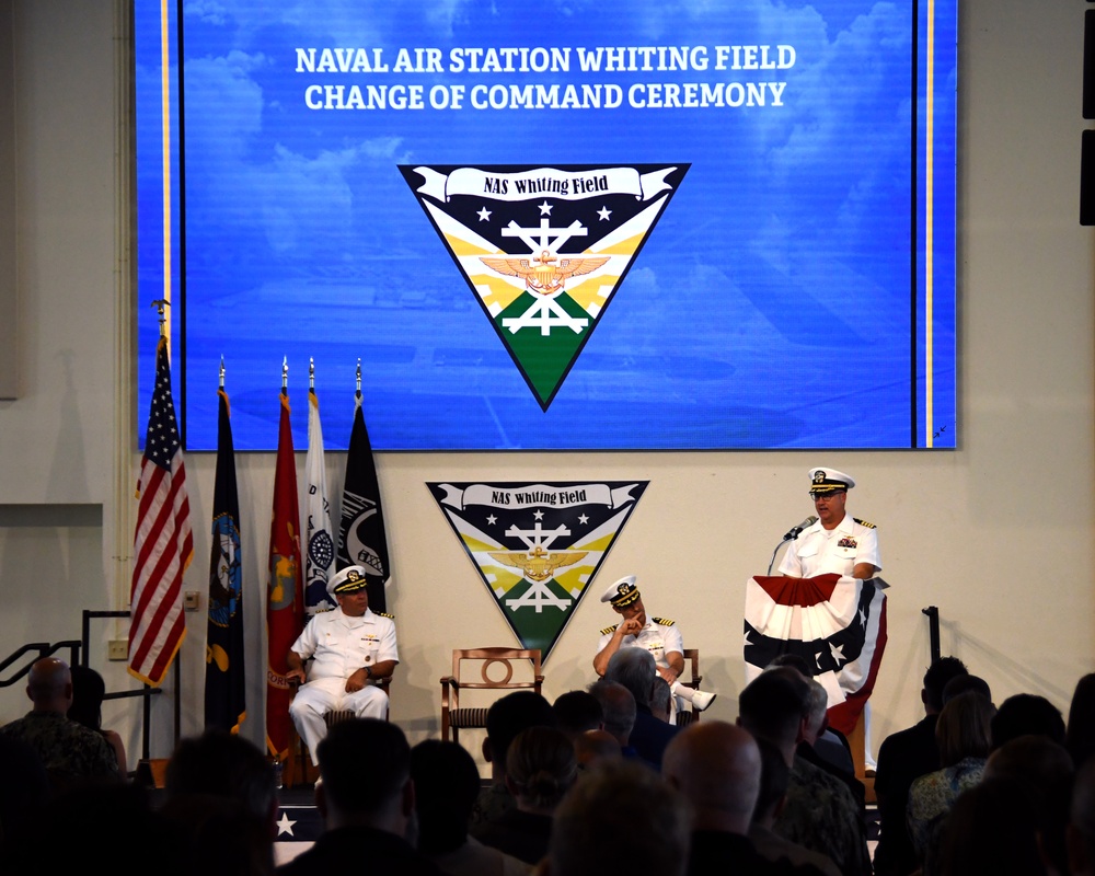 Capt. Ted Elkins Assumes Command of NAS Whiting Field