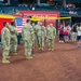 Phoenix based Army recruiter performed a reenlistment ceremony in grand fashion with the Ariona Diamondbacks