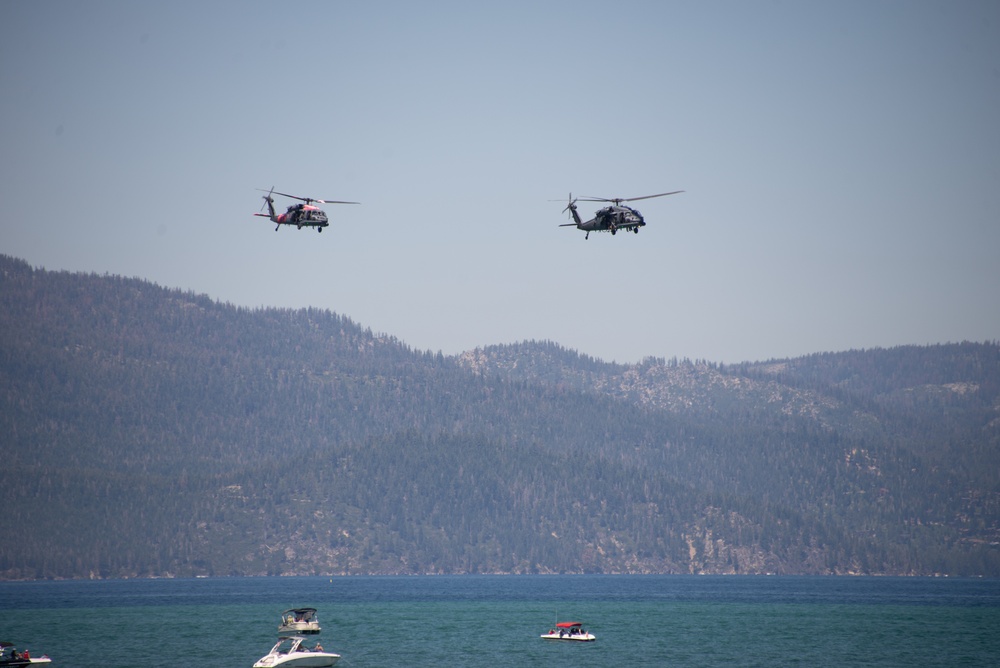 129th RQW SAR DEMO at South Lake Tahoe