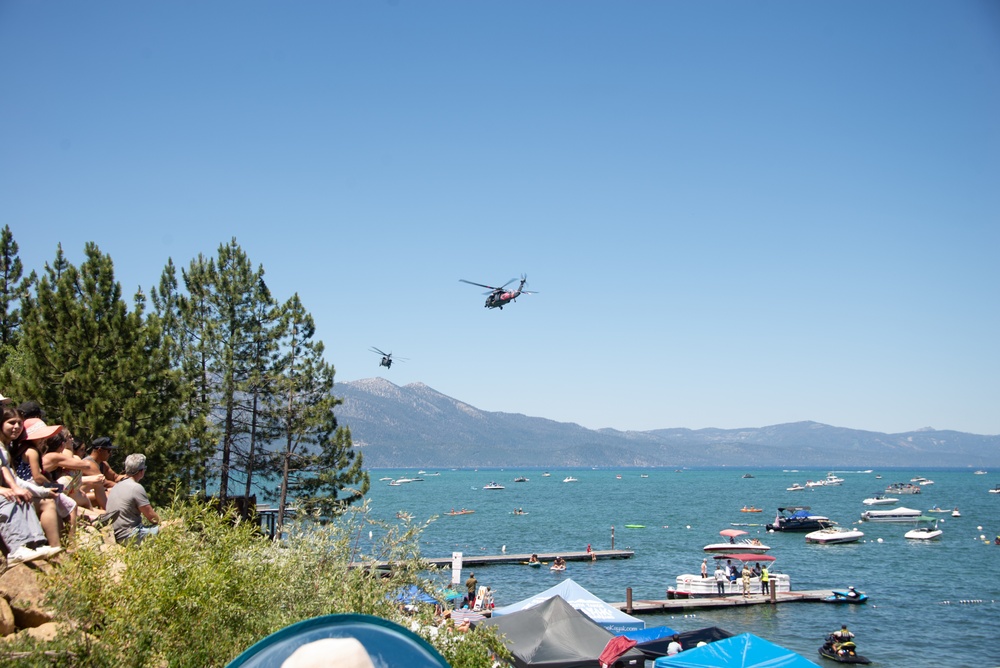 129th RQW SAR DEMO at South Lake Tahoe