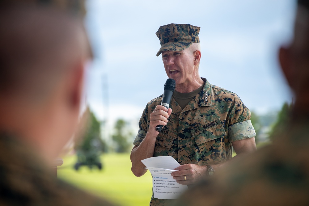 II MEF change of command