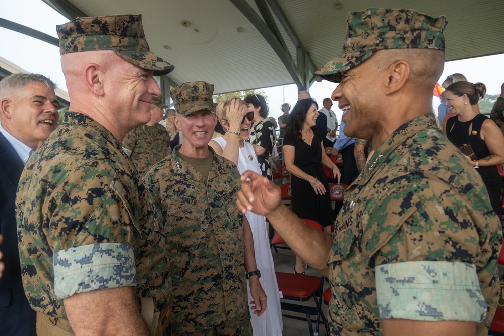 II MEF change of command