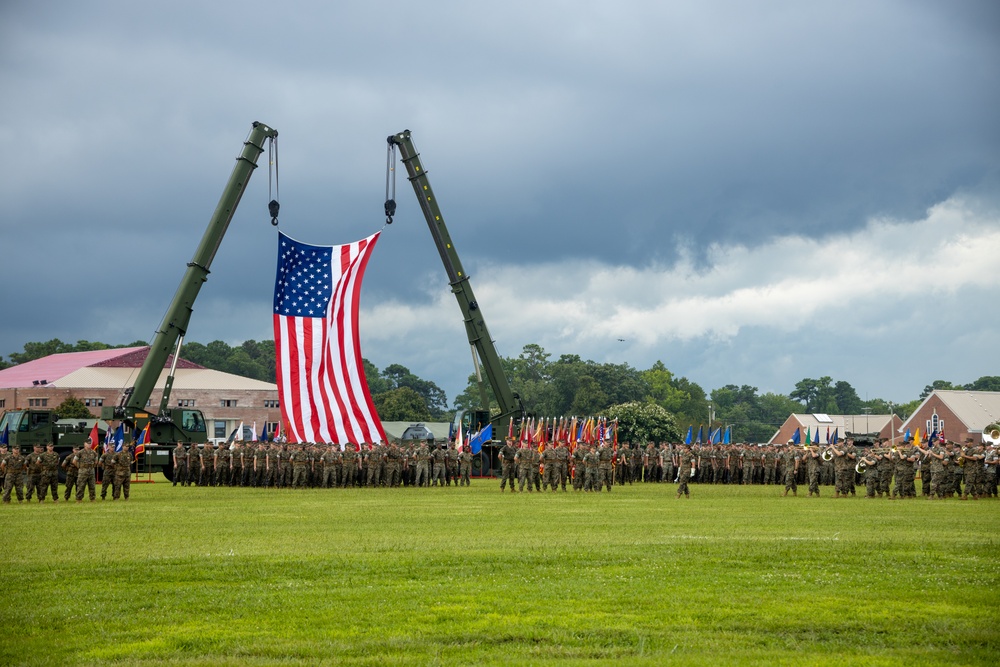 II MEF change of command