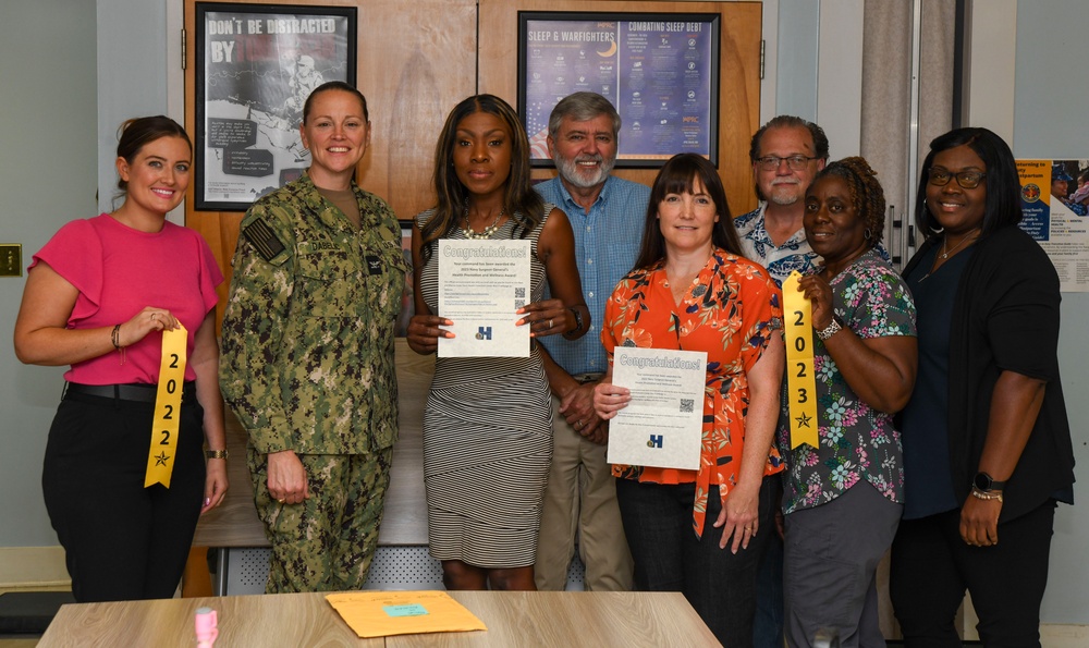 NMRTC Camp Lejeune awarded for exceptional health promotion and wellness programs