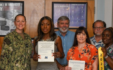 NMRTC Camp Lejeune awarded for exceptional health promotion and wellness programs