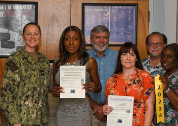 NMRTC Camp Lejeune awarded for exceptional health promotion and wellness programs