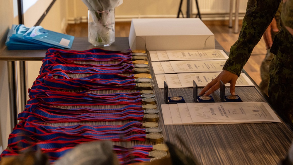 Awards ready to be presented