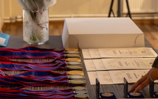Awards ready to be presented