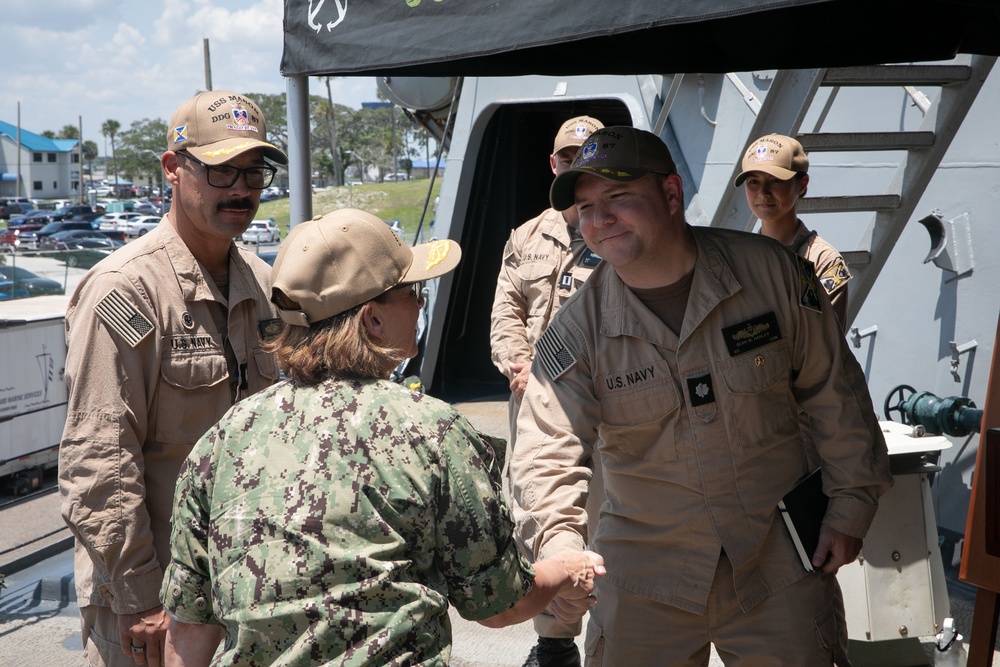 CNO Visits USS Mason
