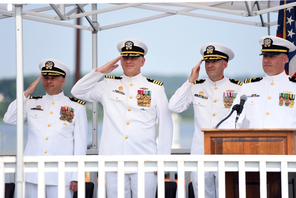 USS Hyman G. Rickover Change of Command Cerremony