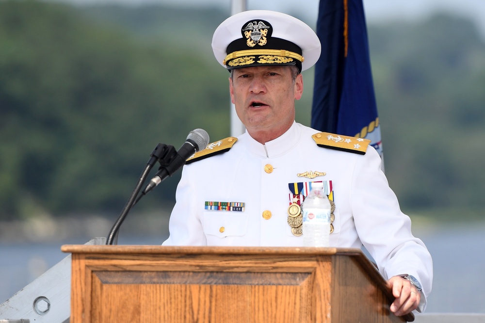 USS Hyman G. Rickover Change of Command Cerremony