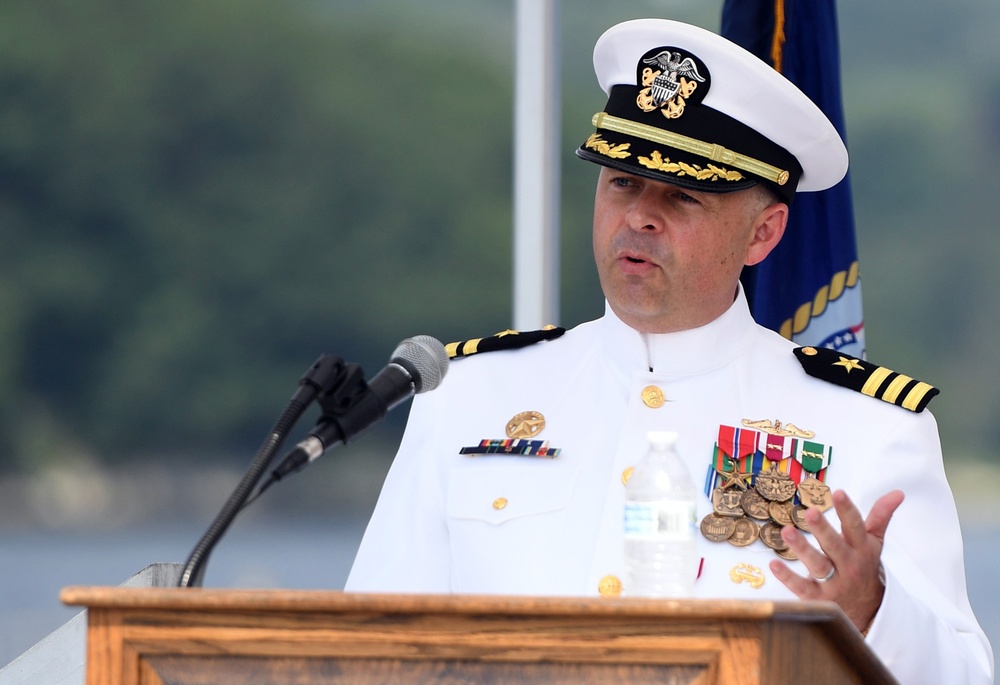 USS Hyman G. Rickover Change of Command Cerremony