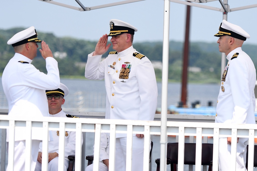 USS Hyman G. Rickover Change of Command Cerremony