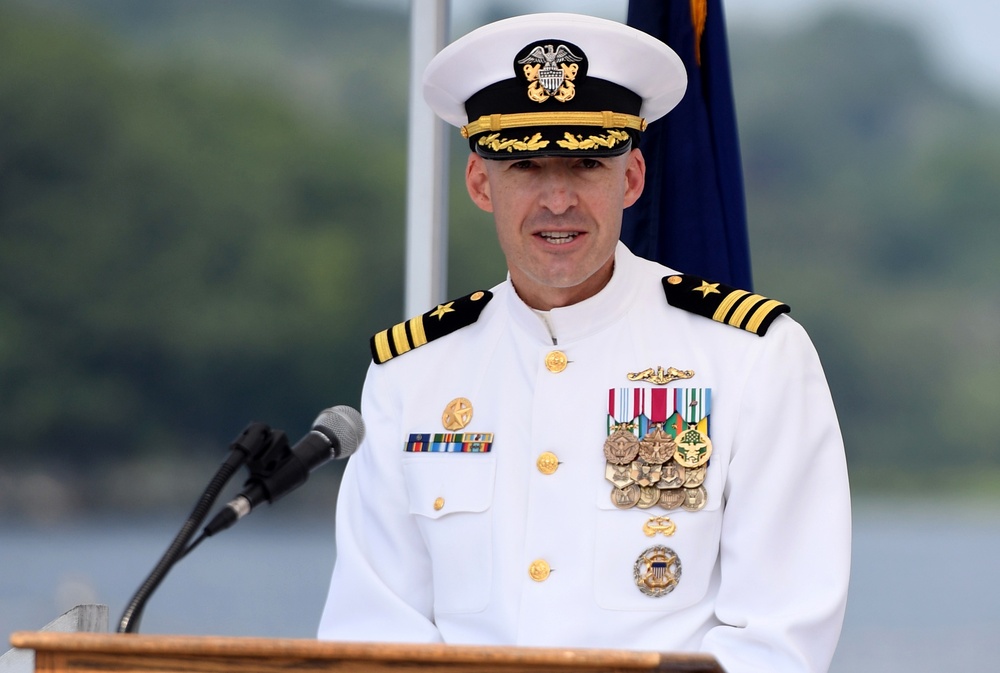 USS Hyman G. Rickover Change of Command Cerremony