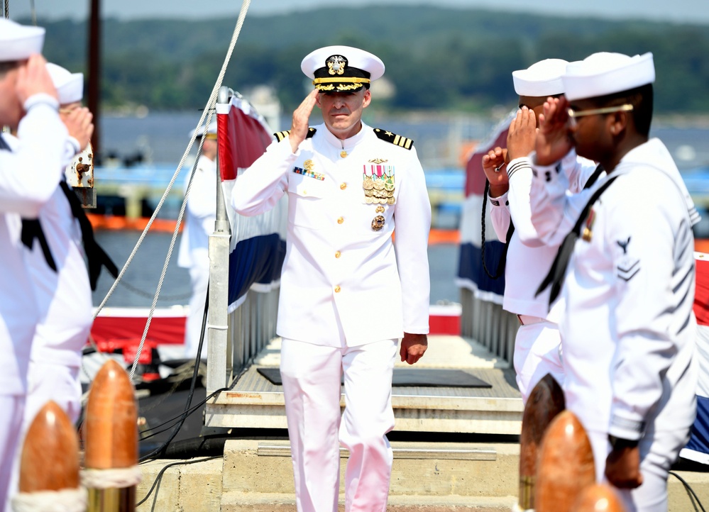 USS Hyman G. Rickover Change of Command Cerremony