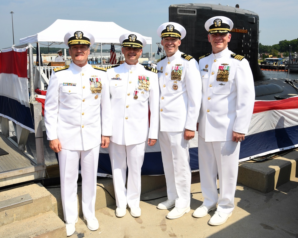 USS Hyman G. Rickover Change of Command Cerremony