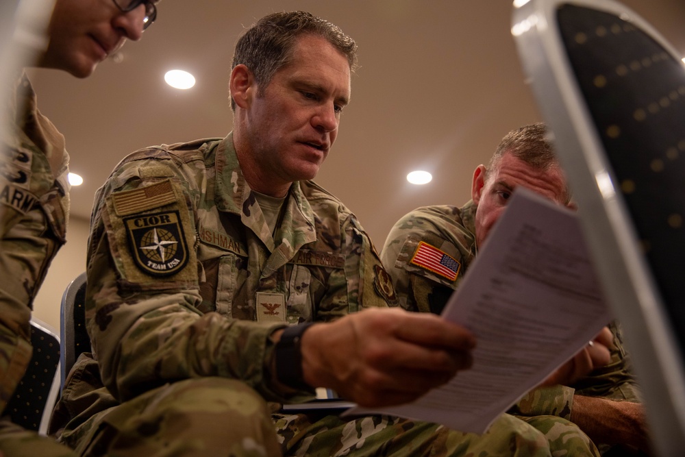 Col. Brent Dishman answers questions about the law of armed conflict