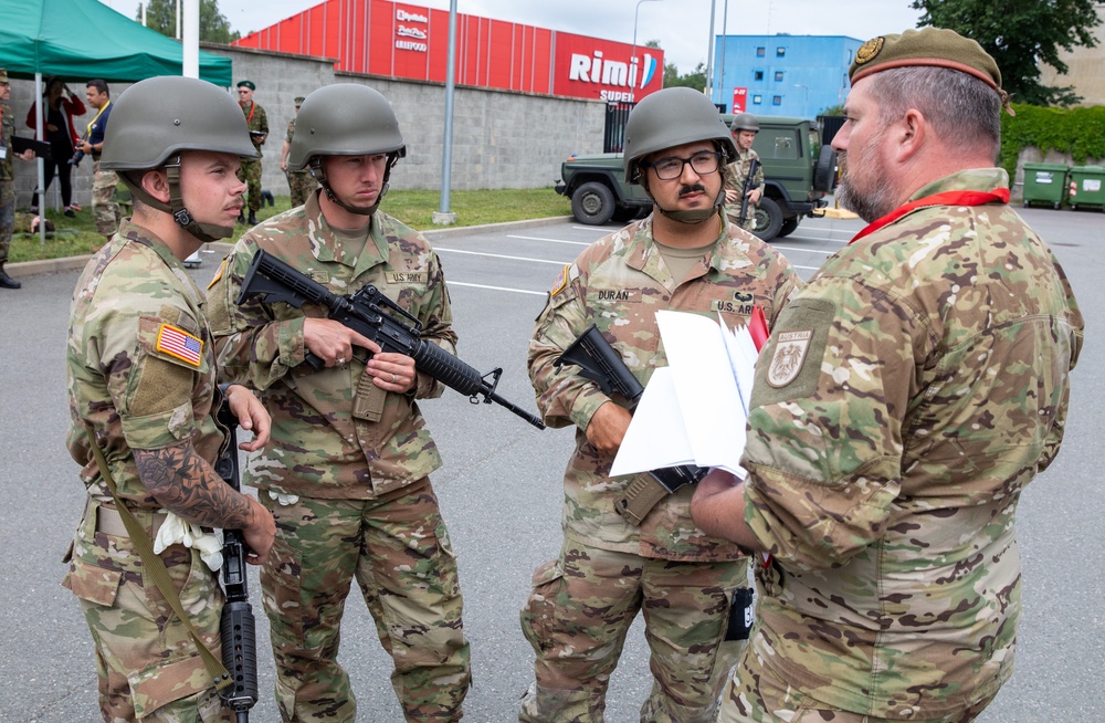 Service members prepare to compete