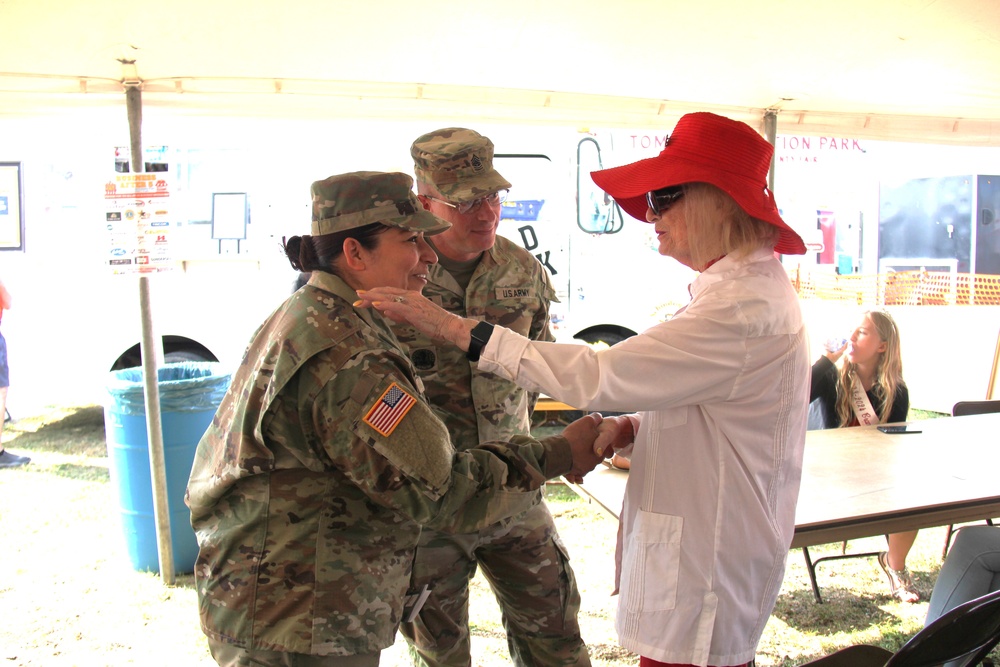 New Fort McCoy Garrison commander, garrison command team support opening event for 2024 Monroe County Fair