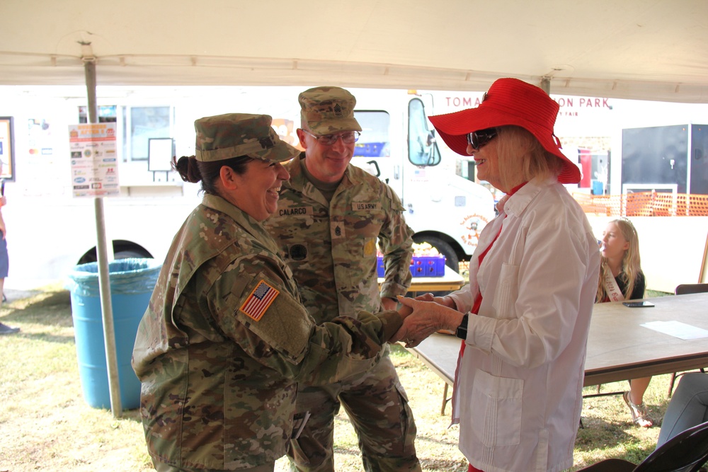 New Fort McCoy Garrison commander, garrison command team support opening event for 2024 Monroe County Fair