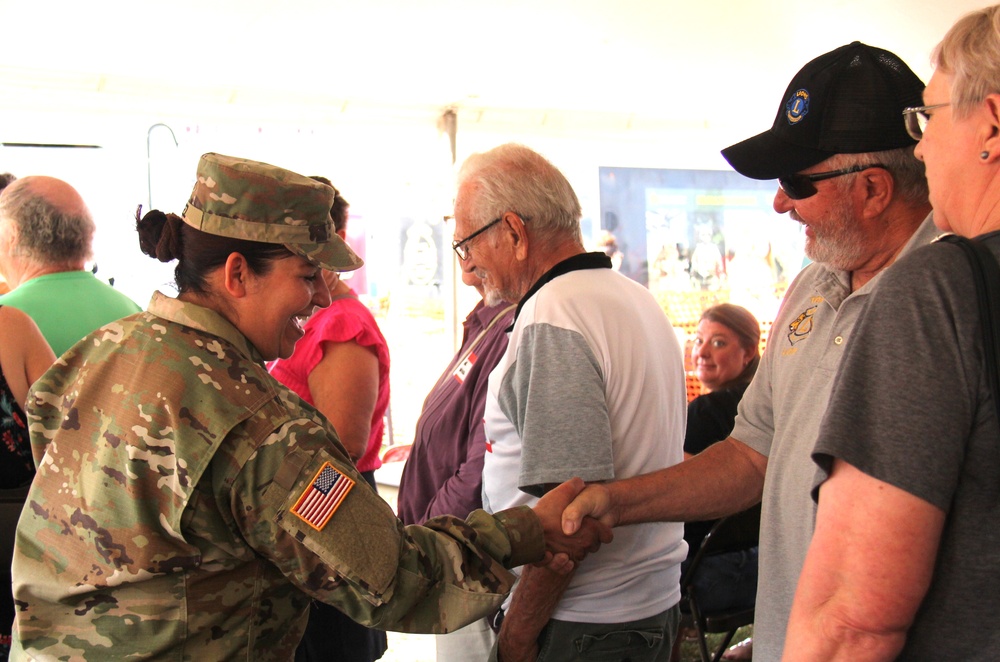 New Fort McCoy Garrison commander, garrison command team support opening event for 2024 Monroe County Fair