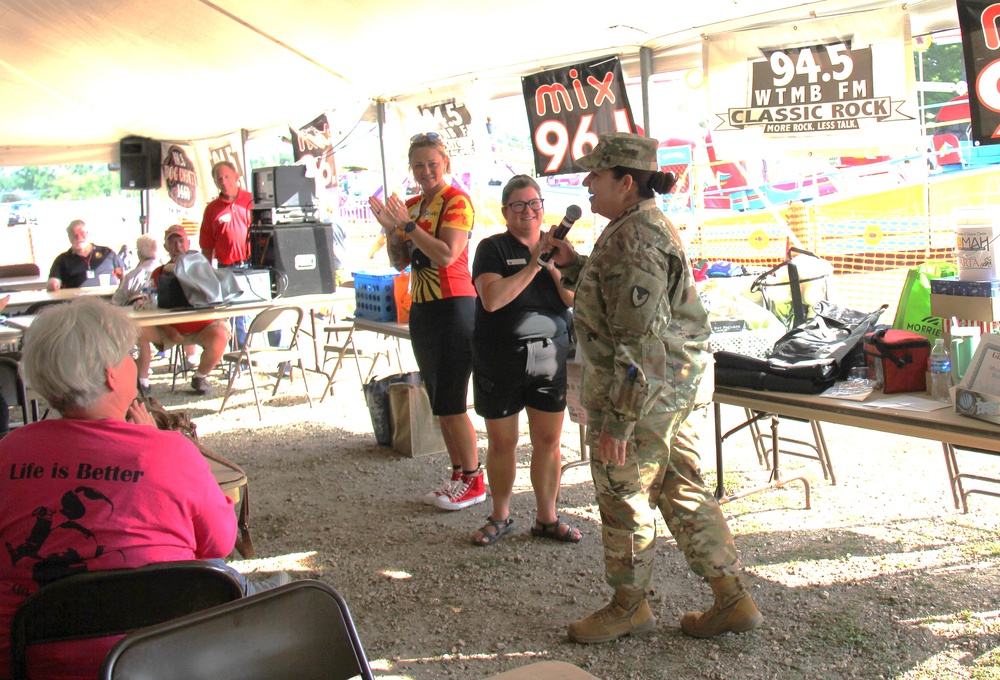 New Fort McCoy Garrison commander, garrison command team support opening event for 2024 Monroe County Fair